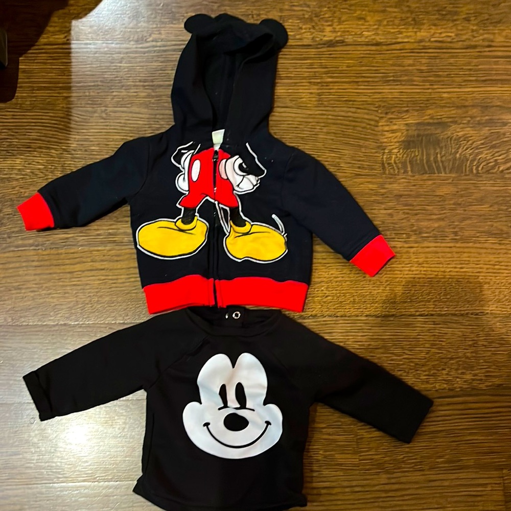 Disney Baby t-shirt and hoodie bundle